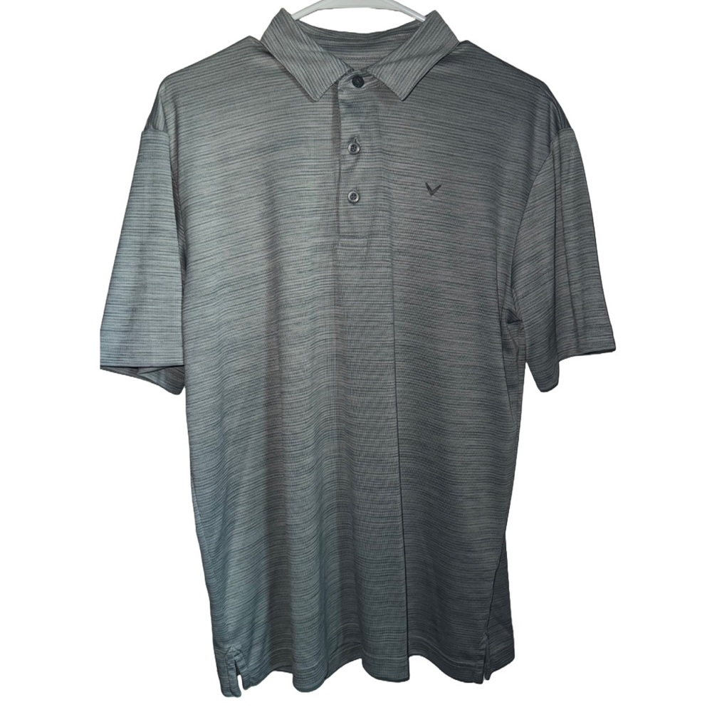 Men's Callaway Gray Polo Shirt